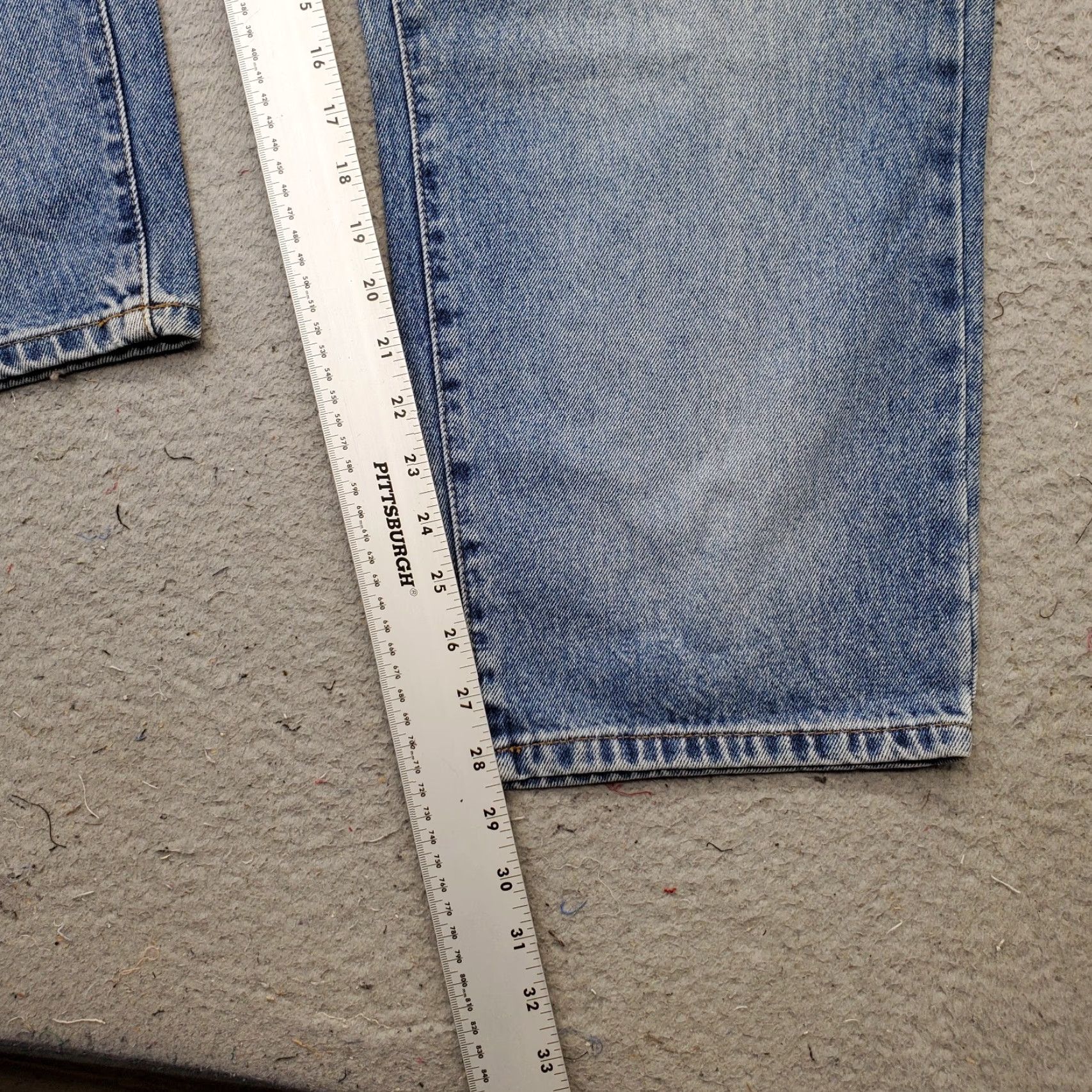 Denime Venezia Jeans Womens 26WP Blue Denim Faded Stretch Relaxed Fit Streetwear Size 26" / US 2 / IT 38 - 4 Thumbnail