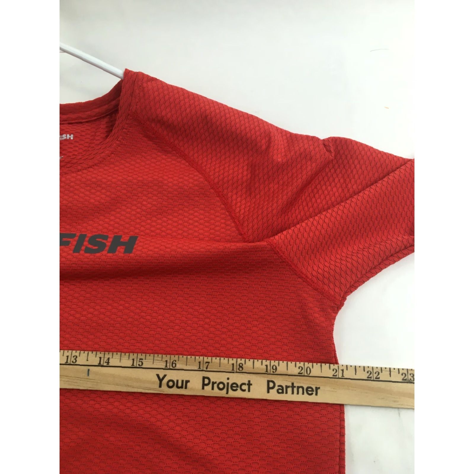 Logo 7 BLACKFISH Shirt Men Red Long Sleeve Logo Crew Neck Pullover Size S Size US L / EU 52-54 / 3 - 3 Thumbnail
