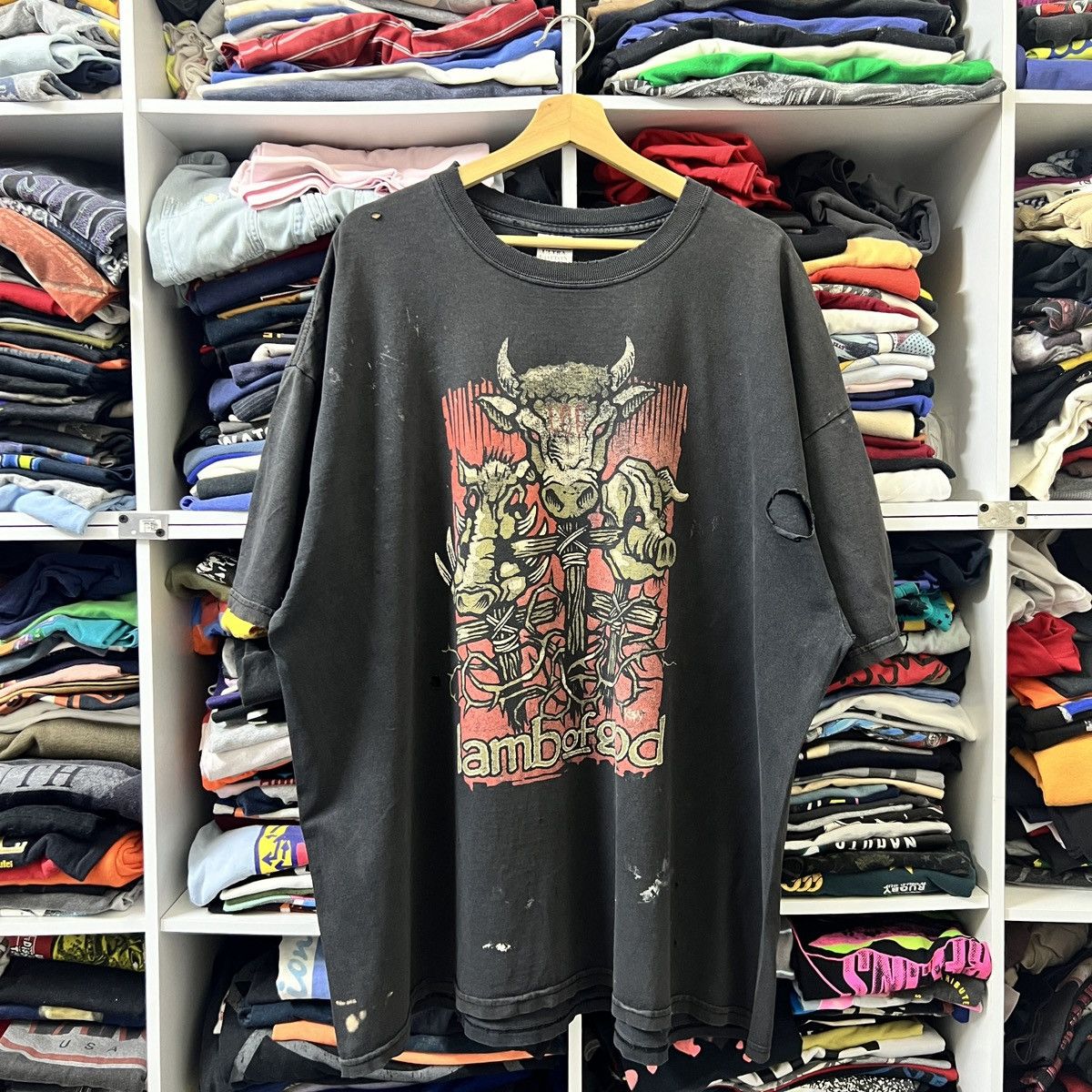 Band Tees VTG RARE TRIPLE XLARGE LAMB OF GOD Size US XXL / EU 58 / 5 - 1 Thumbnail