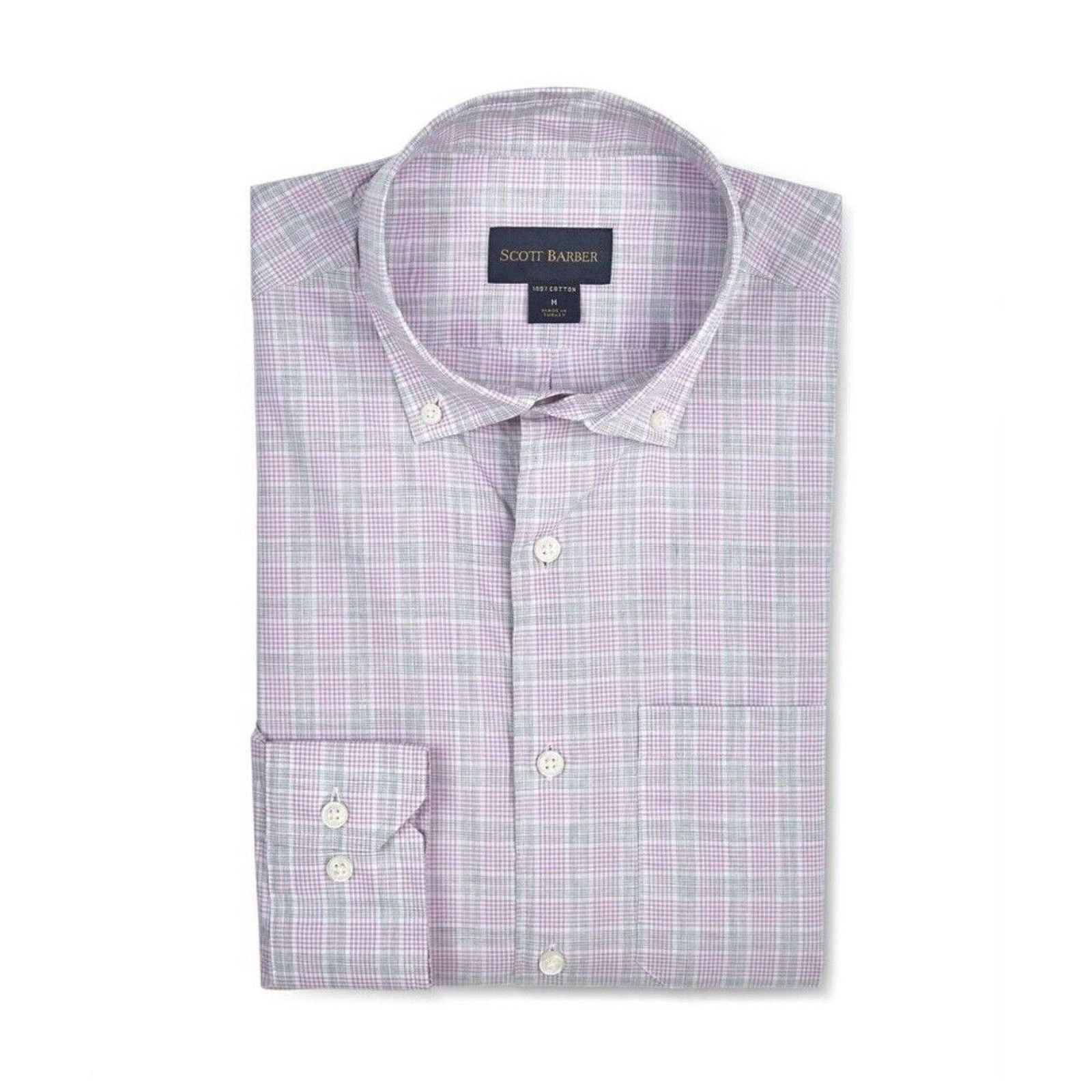 Scott Barber Scott Barber Organic Cotton Plaid Button Down Men’s Size XL Size US XL / EU 56 / 4 - 3 Thumbnail