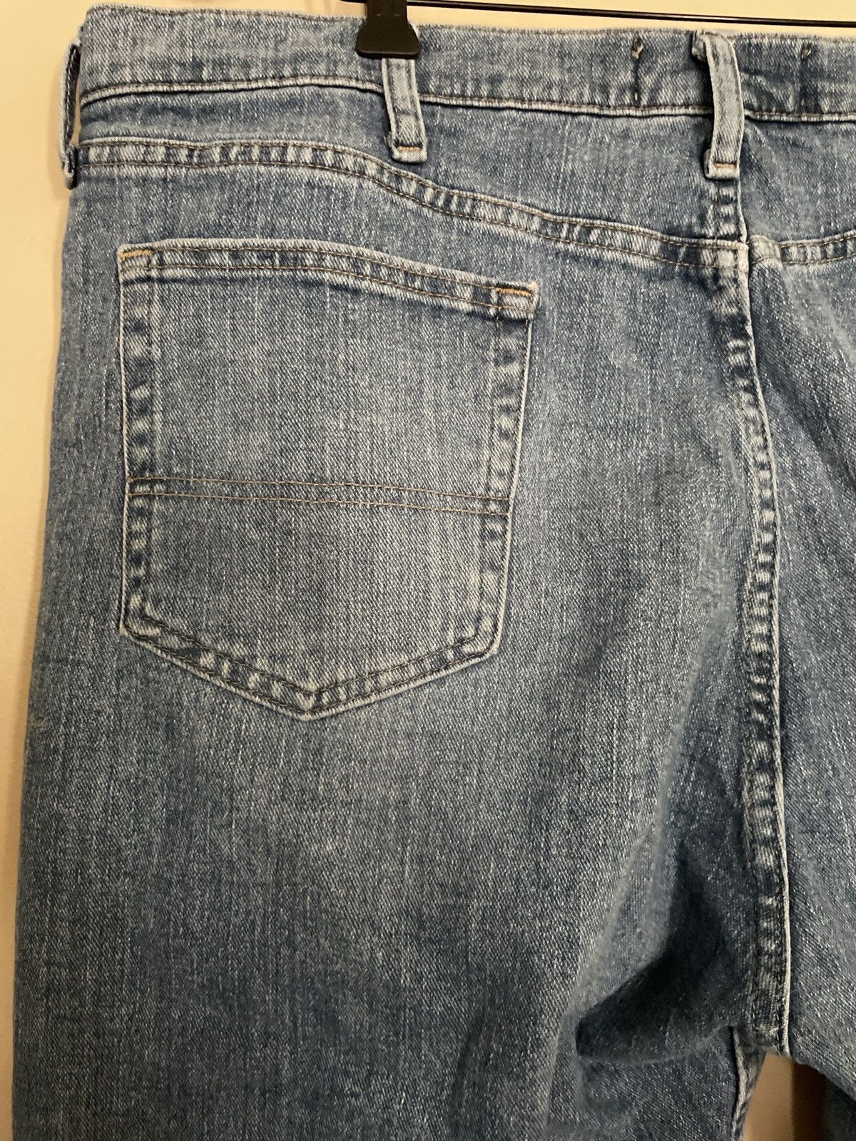 Vintage × Wrangler Wrangler Blue Jean Short 40 JORTS Denim vintage light washed Size US 40 / EU 56 - 5 Thumbnail