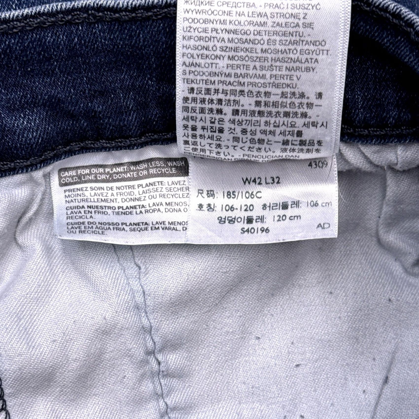Levi's Levi's 541 Jeans Mens 42x32 Athletic Taper Stretch High Rise Denim Blue 5-Pocket Regular Sportswear Mens Clothing Vintage No Size US 42 / EU 58 - 7 Thumbnail