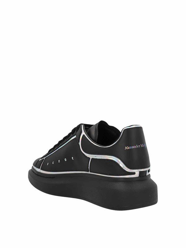 Alexander McQueen o1w1db10725 Oversized Sneaker in Black Size US 10.5 / EU 43-44 - 2 Thumbnail