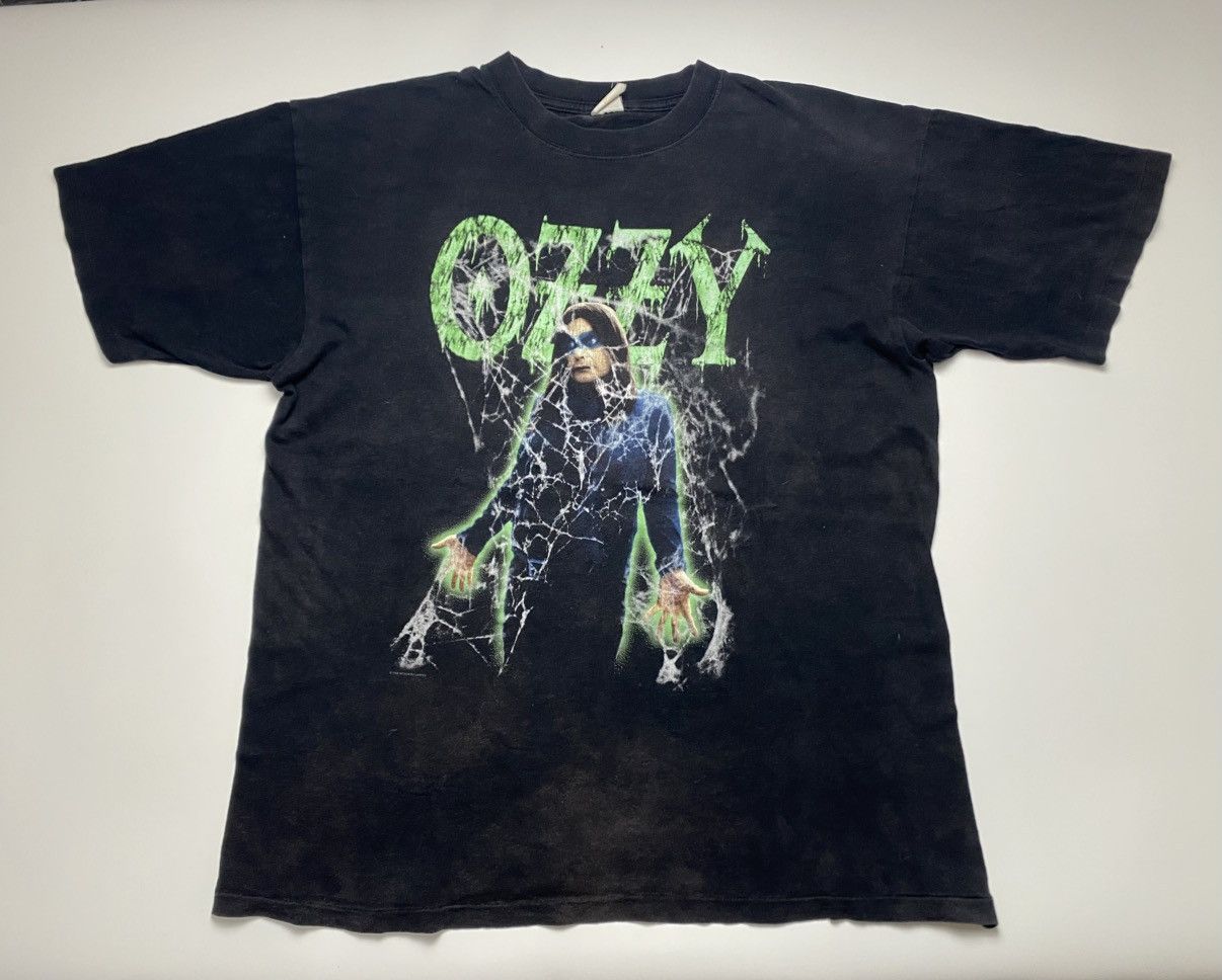 Ozzy Osbourne Rare Vintage Ozzy Ousborne black sabbath Glow In the Dark Size US XL / EU 56 / 4 - 1 Thumbnail