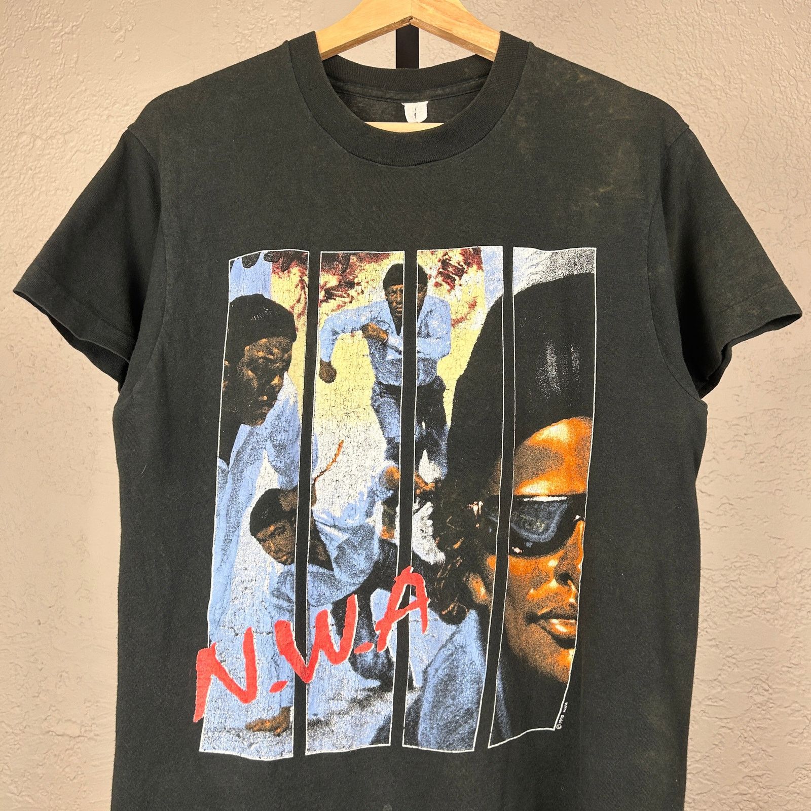 Other NWA 1990 RARE Rap Tee 100 Miles and Runnin' Ice Cube Med Tee Size US M / EU 48-50 / 2 - 2 Thumbnail