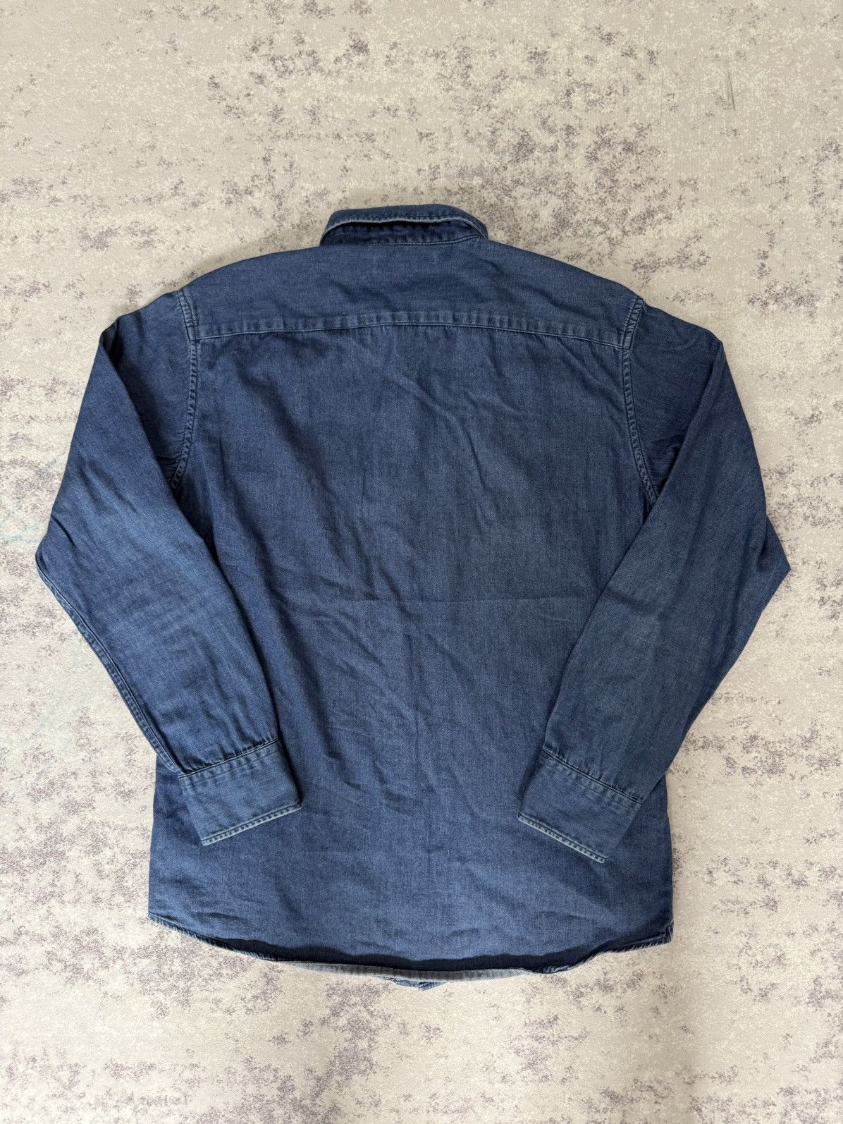 Uniqlo UNIQLO INDIGO BLUE DENIM BUTTON UP SHIRT Size US XS / EU 42 / 0 - 10 Thumbnail