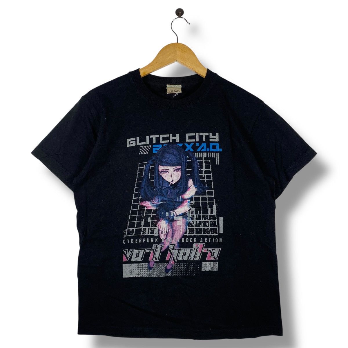 Japanese Brand CYBERPUNK BARTENDER ACTION VA-11 Hall-A Graphic Game Tee Size US M / EU 48-50 / 2 - 1 Thumbnail