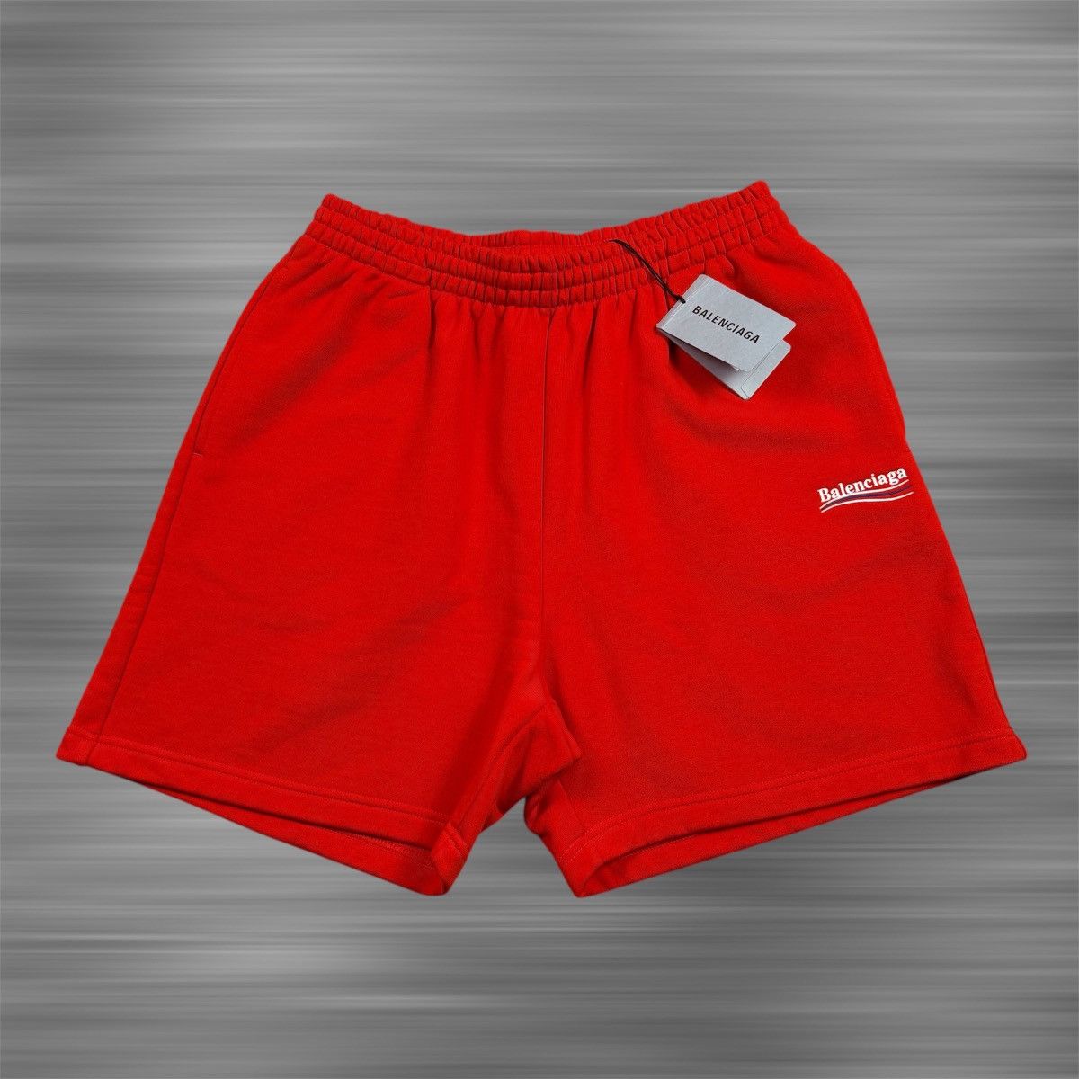 Balenciaga Balenciaga Small Logo ‘Red’ Shorts Size US 32 / EU 48 - 1 Thumbnail