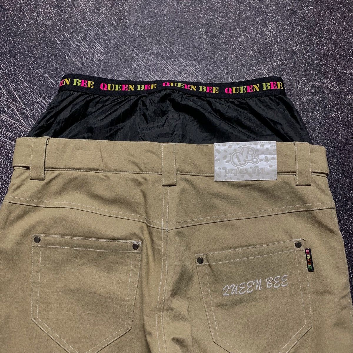 Japanese Brand 2000s Queen Bee Bondage Flare Double Waist Ifsix Lgb Style Size US 35 - 7 Thumbnail