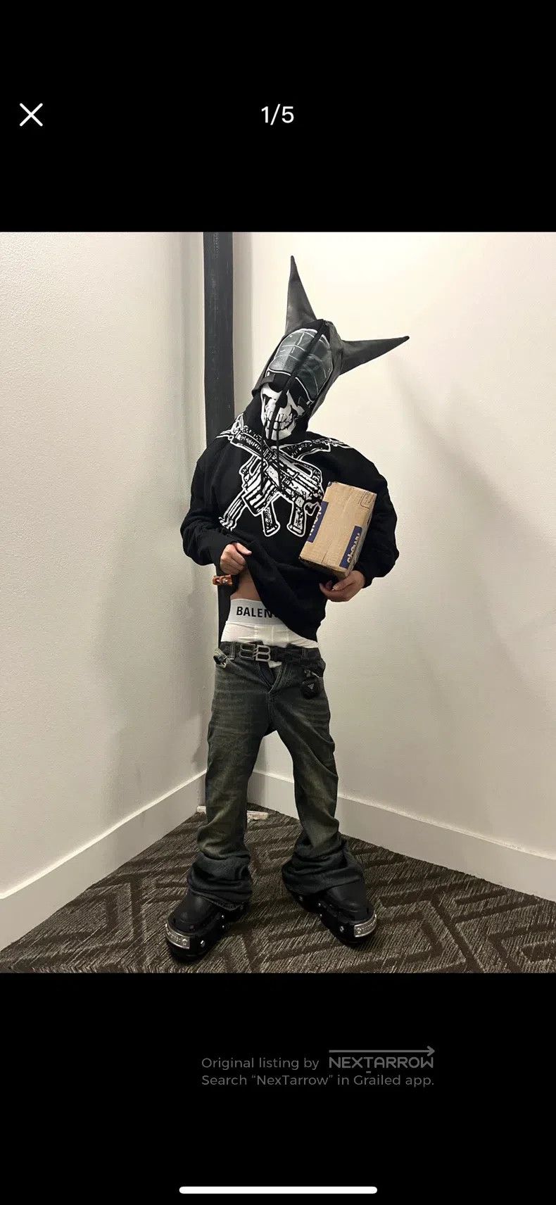 Vetements VETEMENTS Dual Gun Hoodie Size US S / EU 44-46 / 1 - 2 Thumbnail