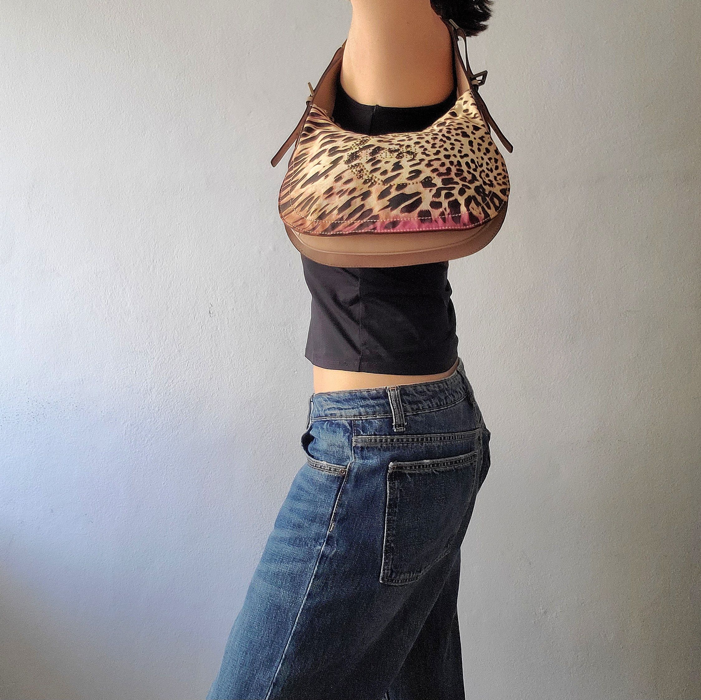 Roberto Cavalli Roberto Cavalli vintage y2k studded leopard shoulder handbag Size ONE SIZE - 11 Thumbnail