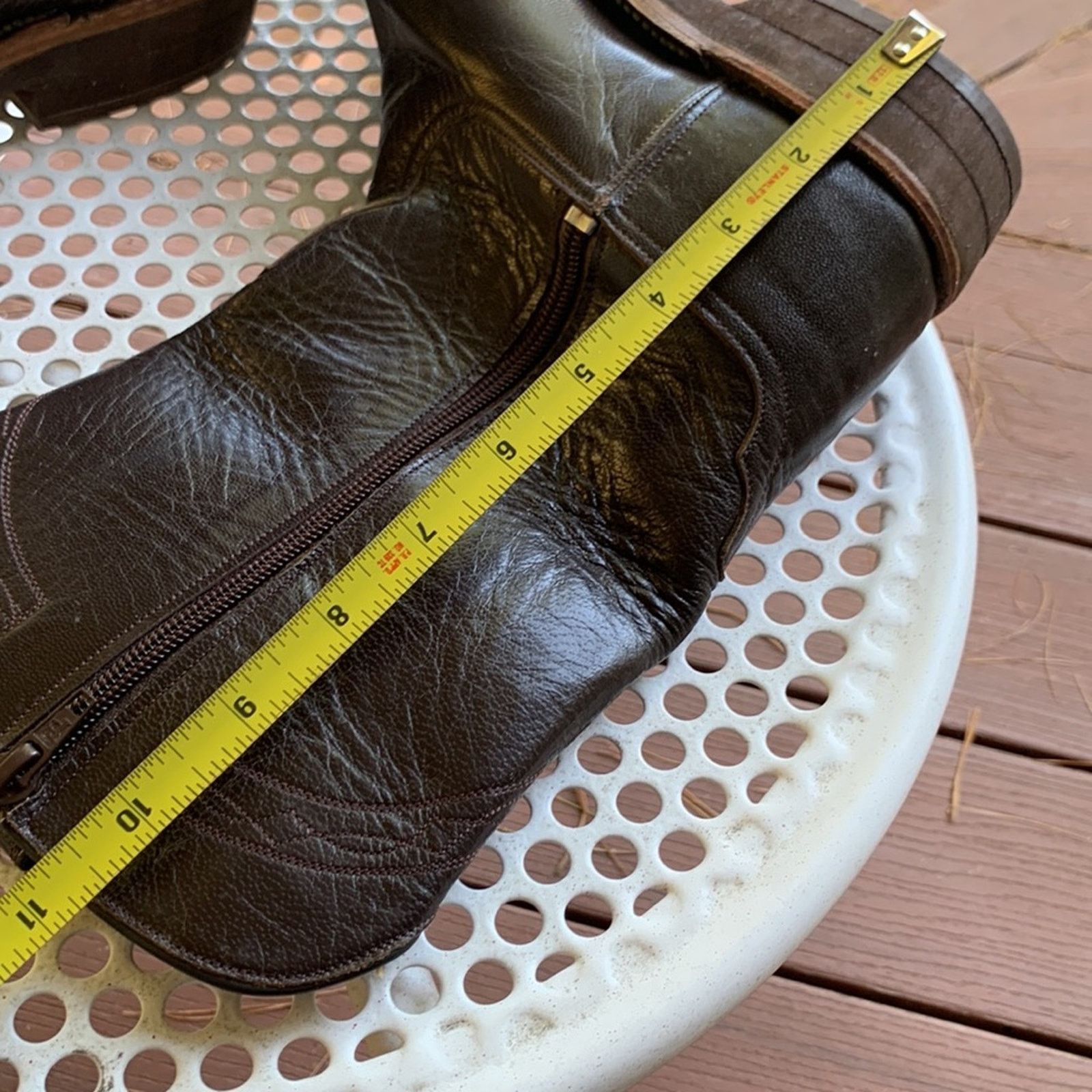 Vintage Mandujano custom made cowboy western boots Size US 8 / IT 38 - 13 Thumbnail