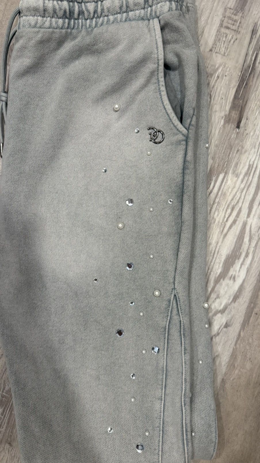 Other Custom Stacked Pearl and Diamond Pants. Size US 32 / EU 48 - 5 Thumbnail