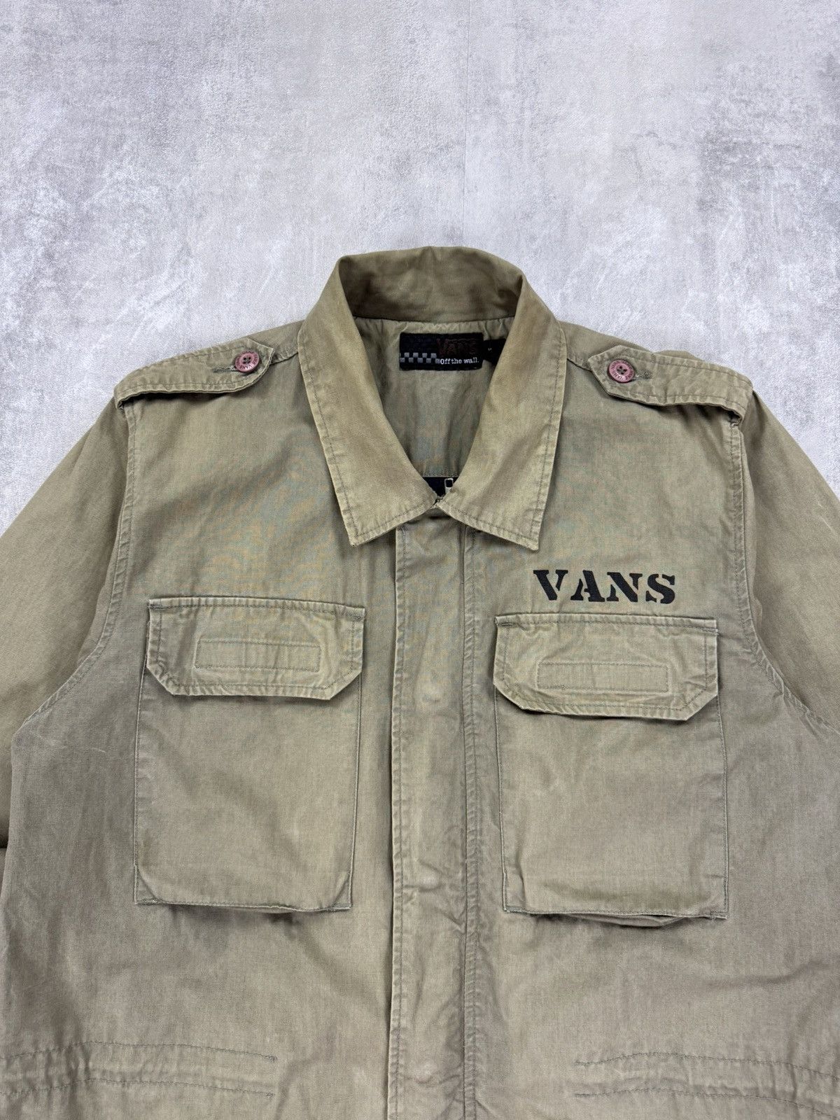 Vans × Vintage VANS Off The Wall Vintage Military Army Jacket M65 Amekaji Size US M / EU 48-50 / 2 - 3 Thumbnail