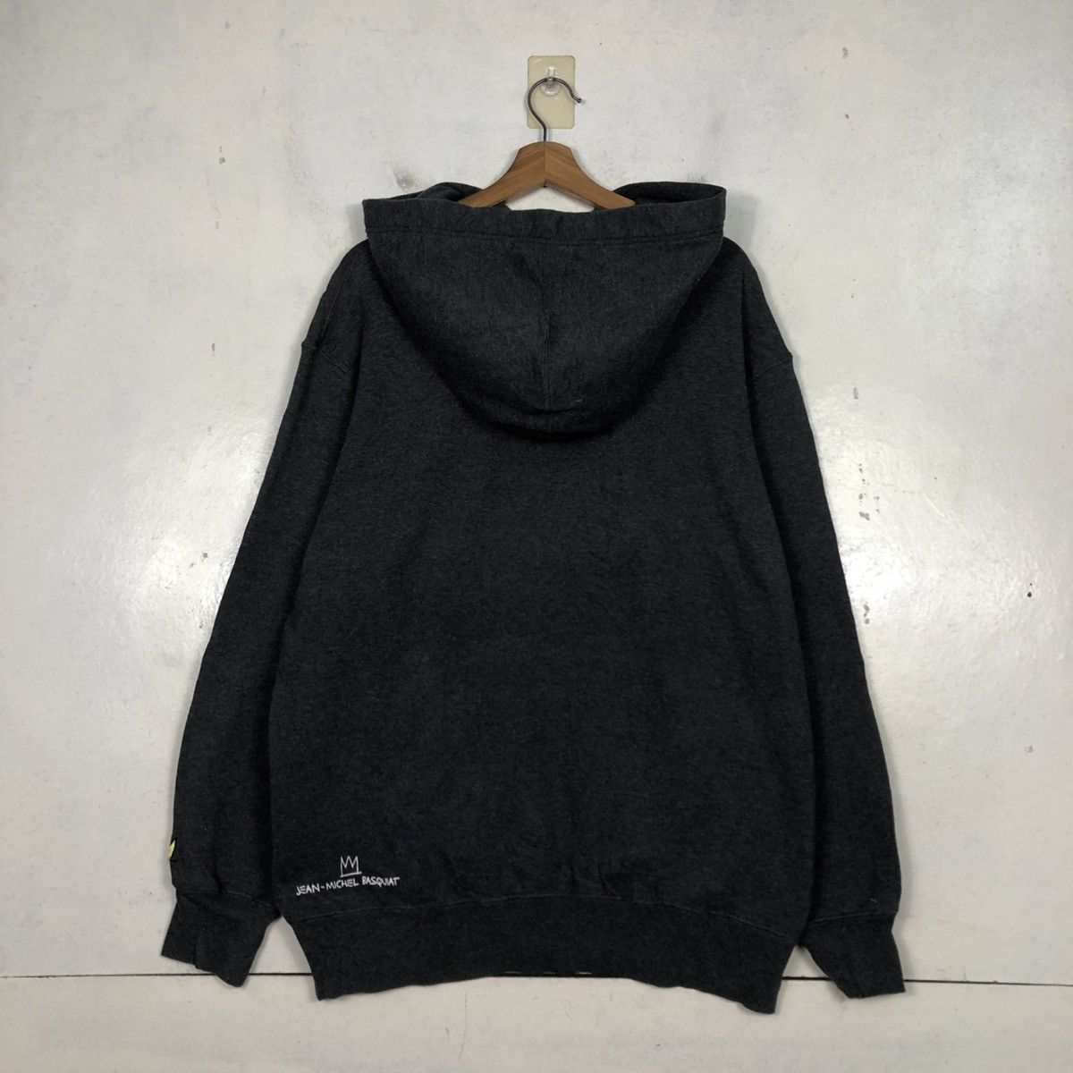 Jean-Michel Basquiat 📌Hoodie Pull Over Jean Michel Basquats Big Logo Size US M / EU 48-50 / 2 - 10 Thumbnail