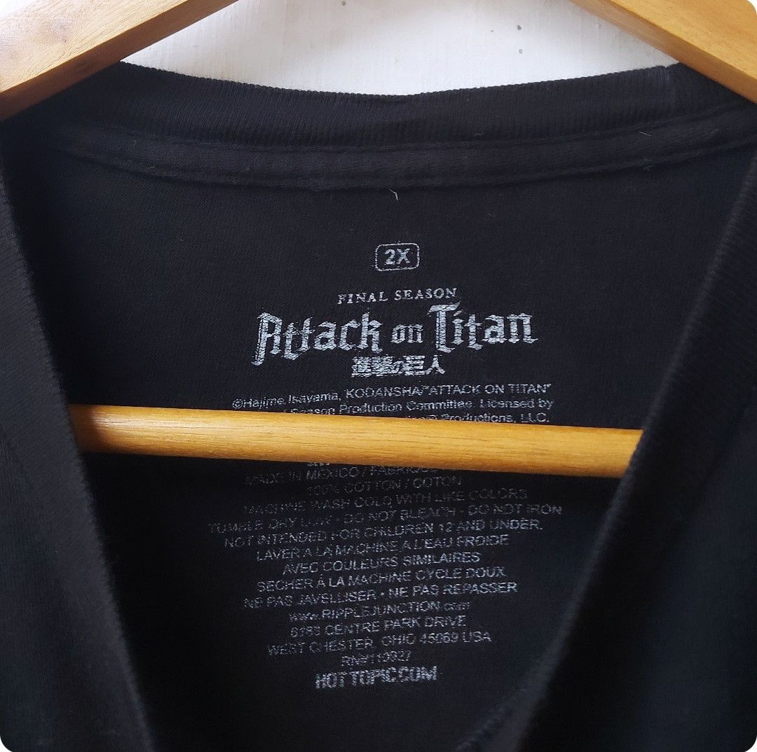 Japanese Brand ATTACK ON TITAN Final Season Tshirt Size US XXL / EU 58 / 5 - 7 Thumbnail
