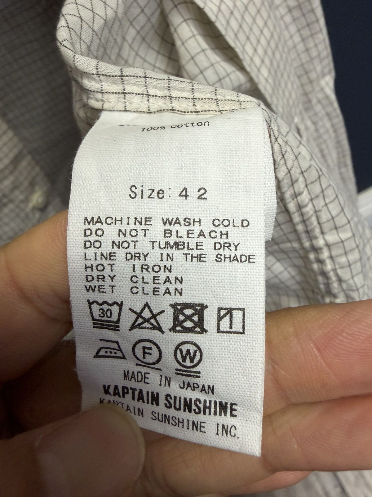 Kaptain Sunshine kaptain sunshine work shirt sz 42 Size US XL / EU 56 / 4 - 4 Thumbnail