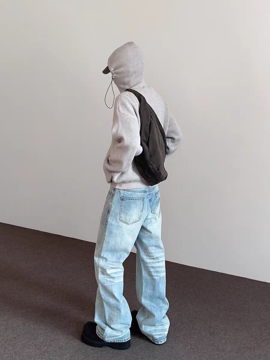 Jean Loose-fitting light blue casual jeans Size US 32 / EU 48 - 5 Thumbnail