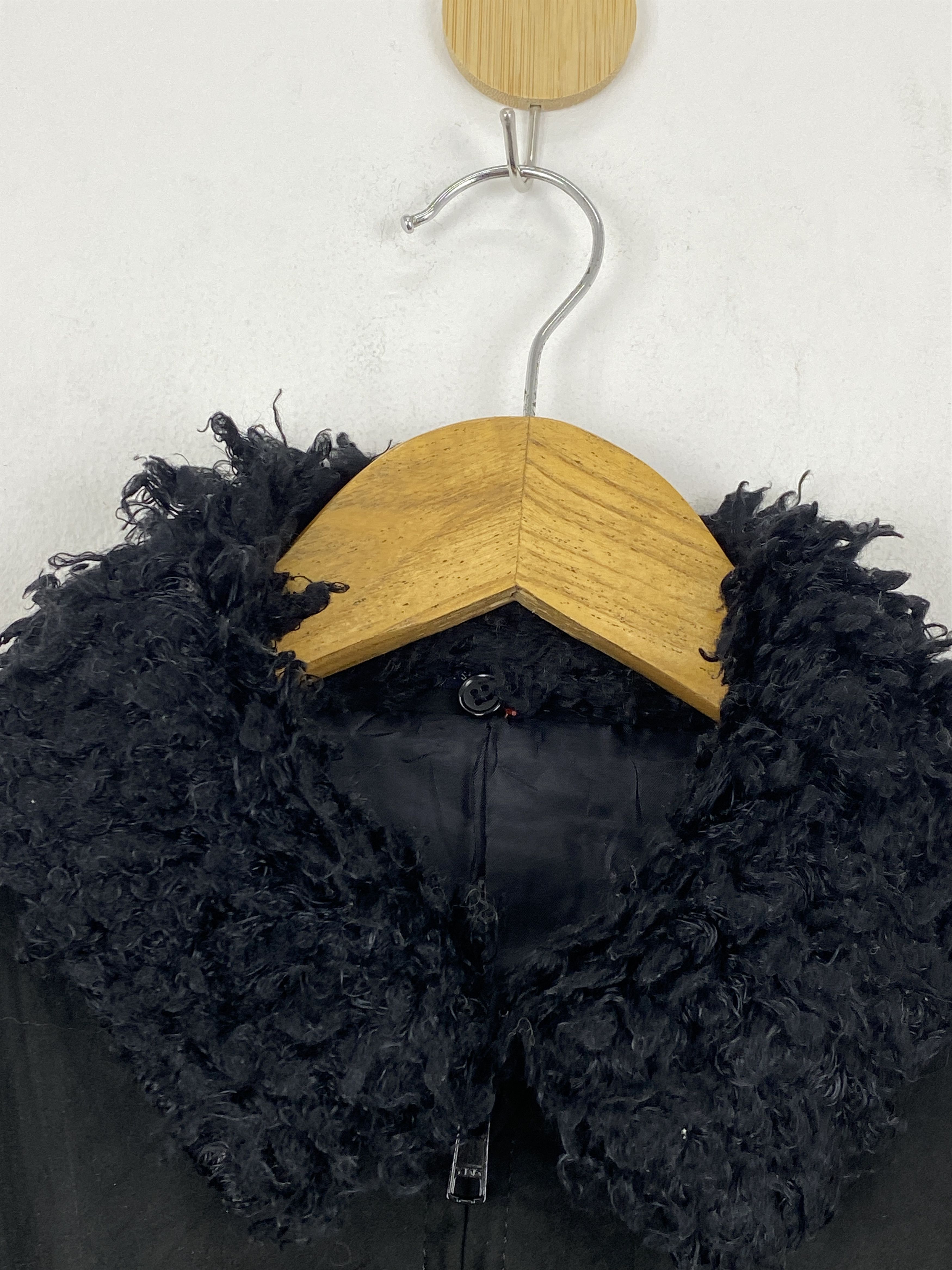 Japanese Brand Ined X Yohji Yamamoto Sherpa Collar Jacket MJ0103Z Size XS / US 0-2 / IT 36-38 - 10 Thumbnail