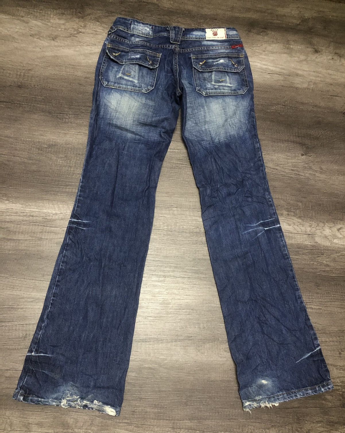 If Six Was Nine × Japanese Brand Trois Filles Jeans Bush Pants Design 3.F.I.J Denim Size 30" / US 8 / IT 44 - 9 Thumbnail