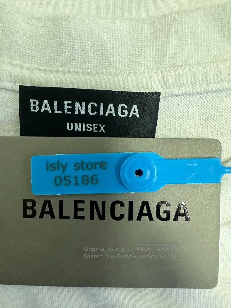 Balenciaga Balenciaga Solid Color Handwritten Letter Logo Print Crew Size US XS / EU 42 / 0 - 4 Thumbnail