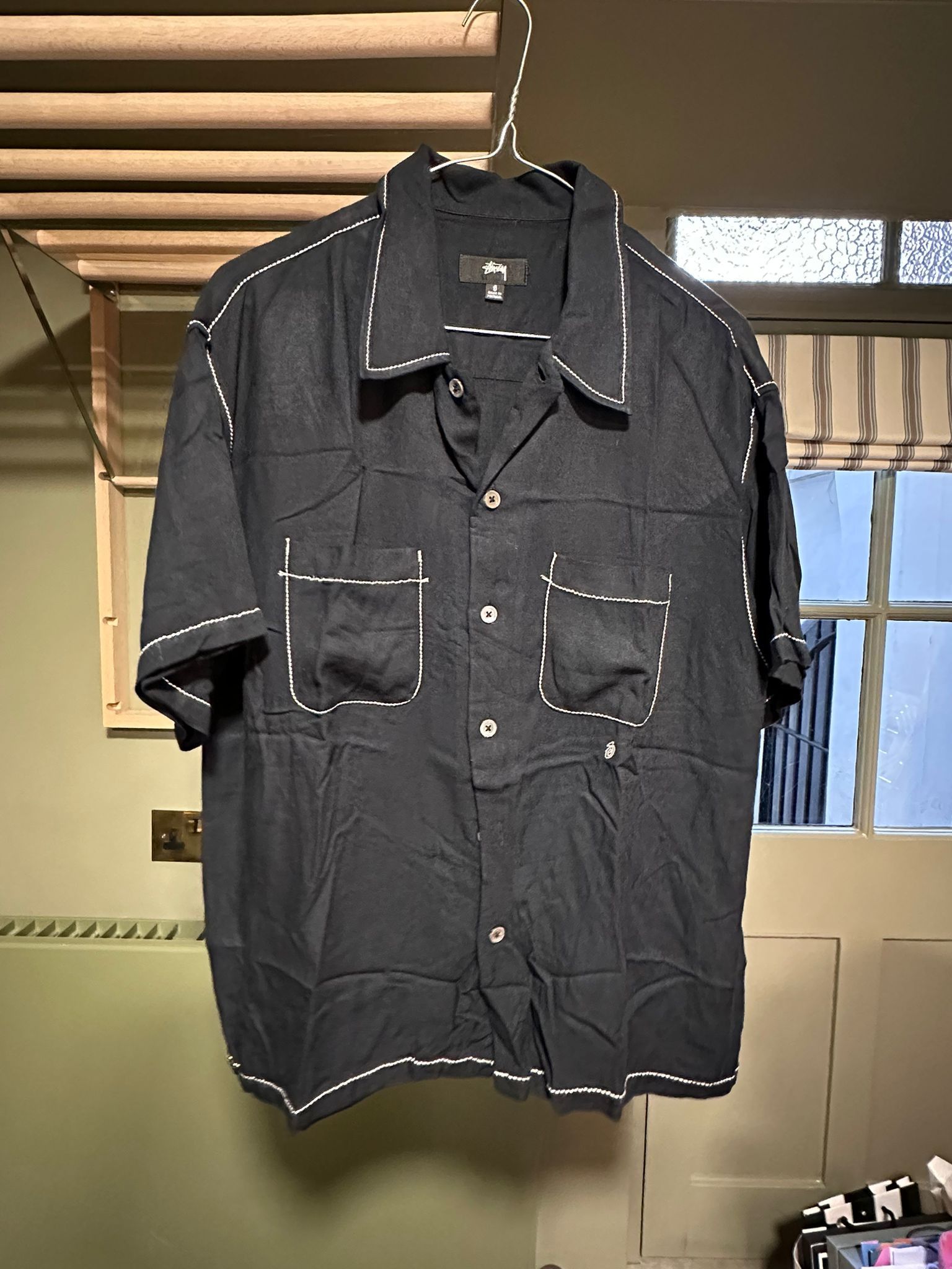 Stussy Stussy Contrast Pick Stitched Short Sleeve Shirt Size US S / EU 44-46 / 1 - 2 Thumbnail