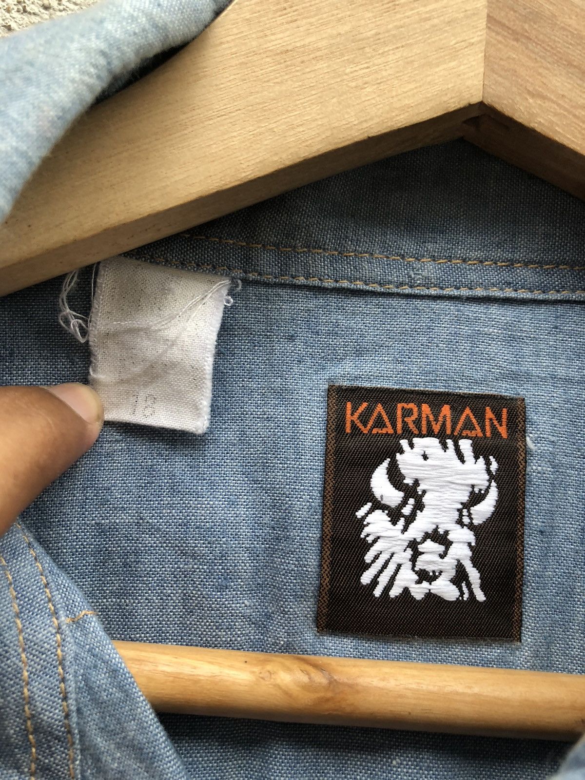 Vintage Rare‼️ Vintage 80s Karman Western Shirt Pearl Button Size US M / EU 48-50 / 2 - 3 Thumbnail