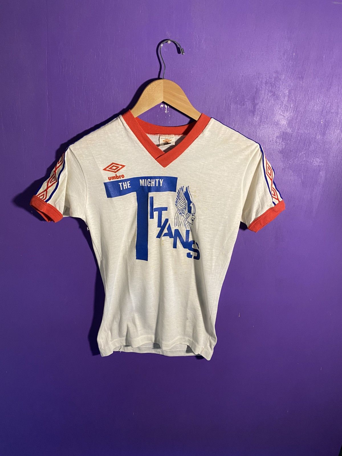 Umbro × Vintage Vintage 80s Umbro The mighty titans jersey shirt Size US S / EU 44-46 / 1 - 1 Thumbnail