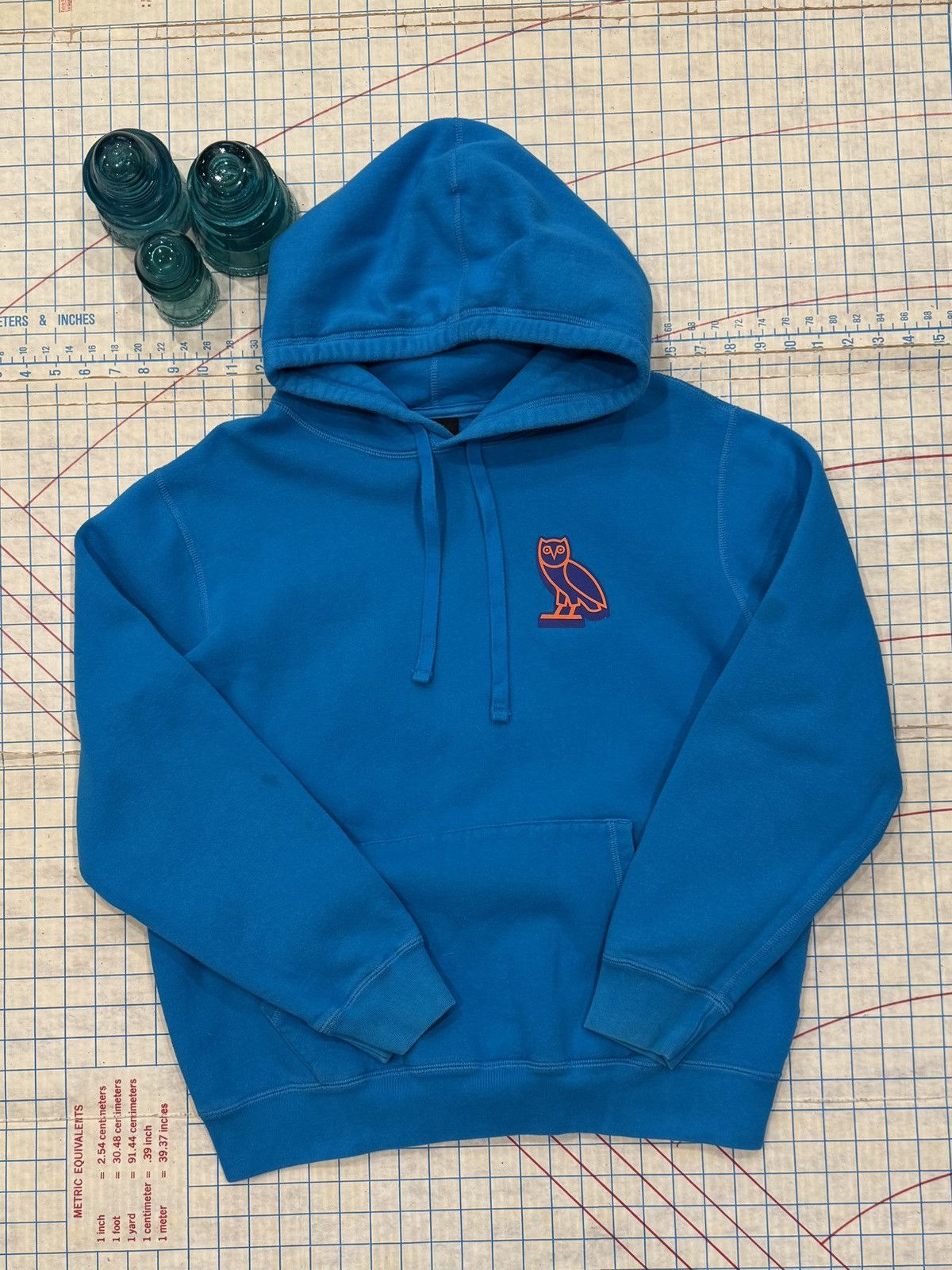 October's Very Own Octobers Very Own OVO Blue Hoodie Mens Medium Made in Canada Size US M / EU 48-50 / 2 - 6 Thumbnail