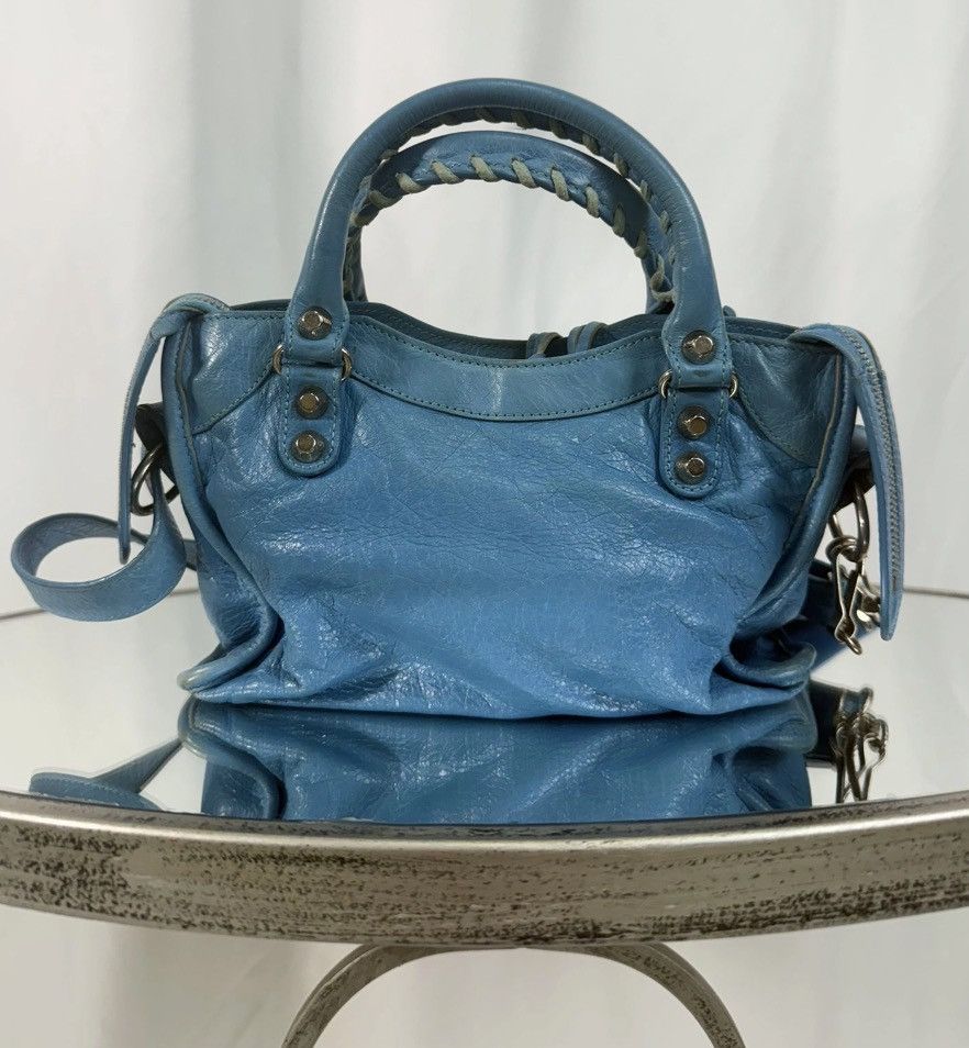Balenciaga Balenciaga Mini City Turquoise Size ONE SIZE - 6 Thumbnail