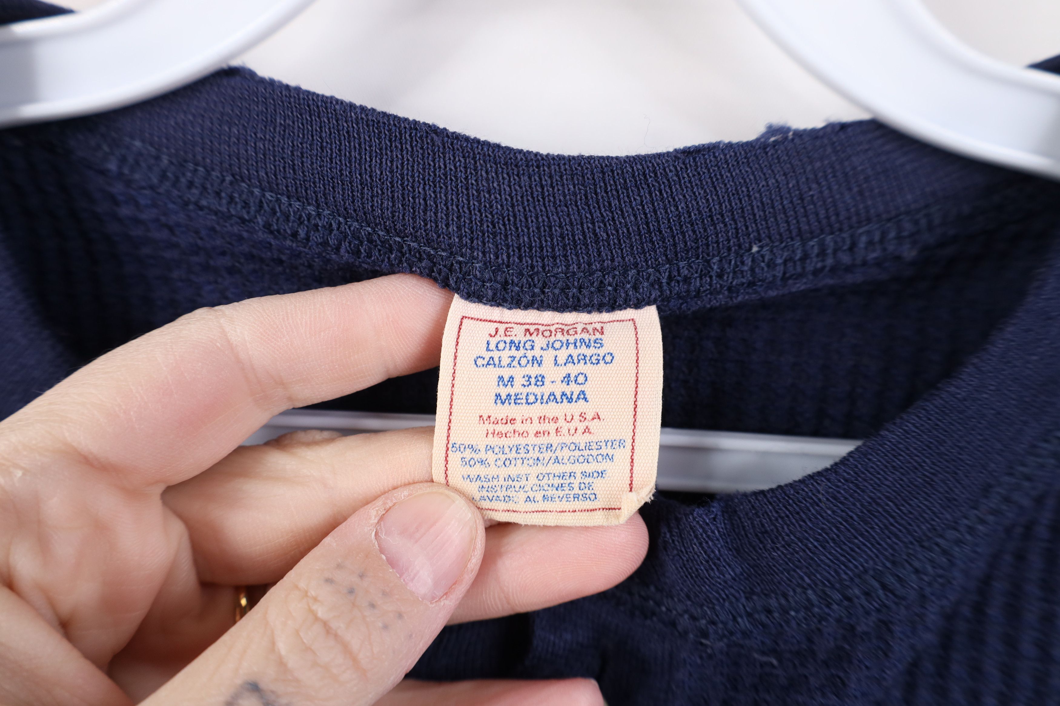 Vintage Vintage 70s Streetwear Waffle Knit Henley T-Shirt USA Size US M / EU 48-50 / 2 - 7 Thumbnail
