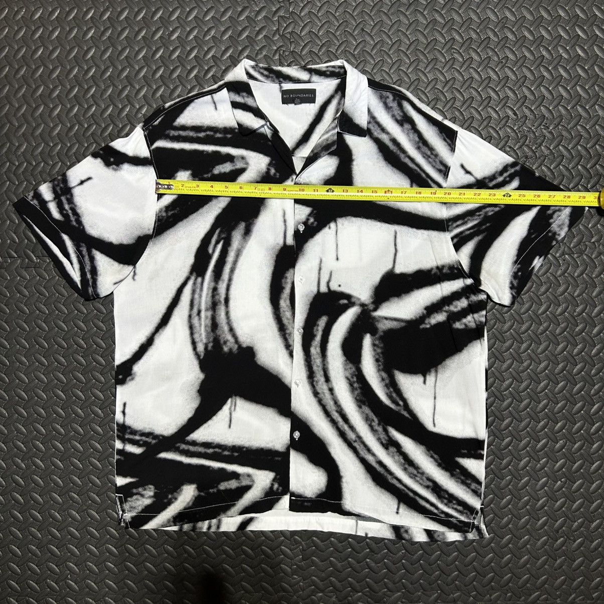 Other No Boundaries Shirt Abstract Brushstroke Black White Mens XL Size US XL / EU 56 / 4 - 4 Thumbnail