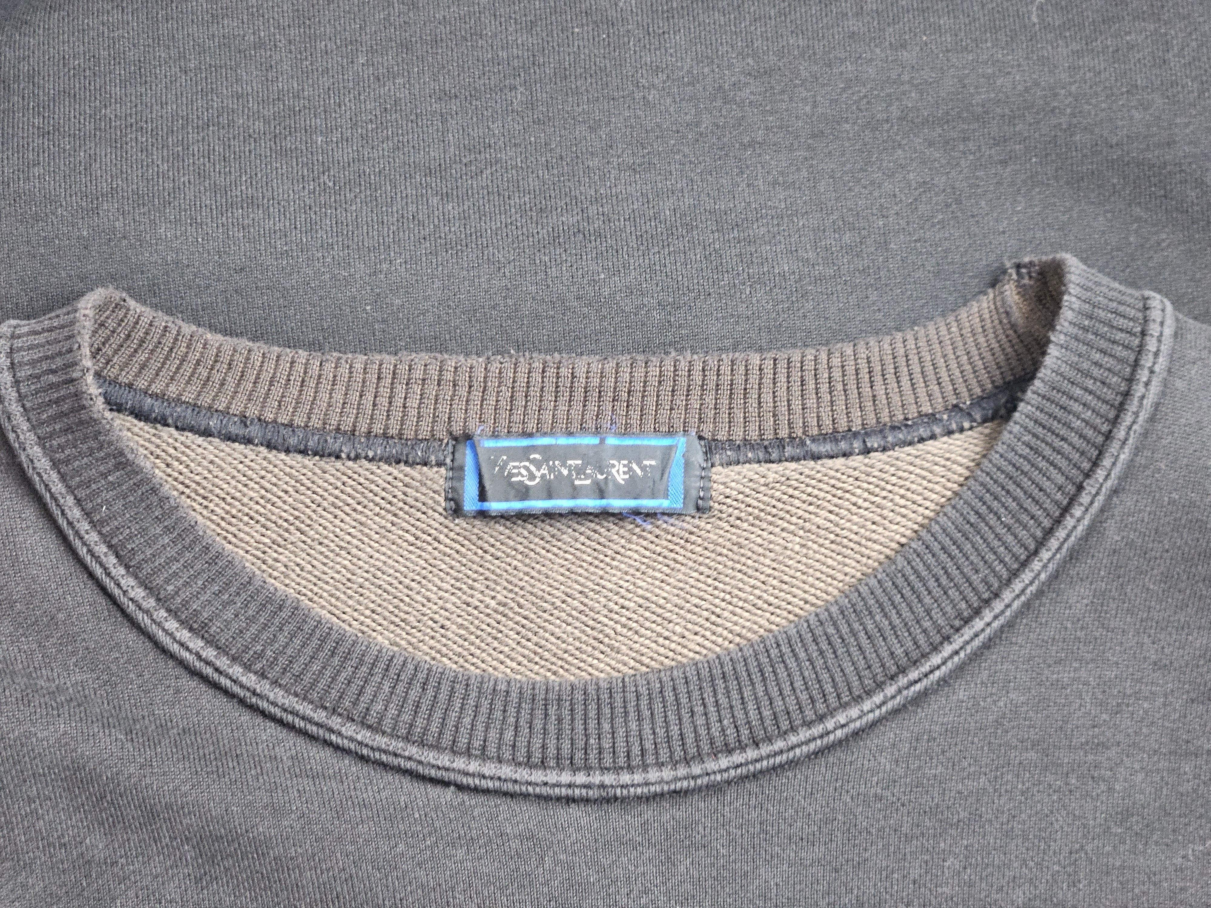 Yves Saint Laurent Yves Saint Laurent YSL Colourblock spellout sweatshirt Size US L / EU 52-54 / 3 - 7 Thumbnail