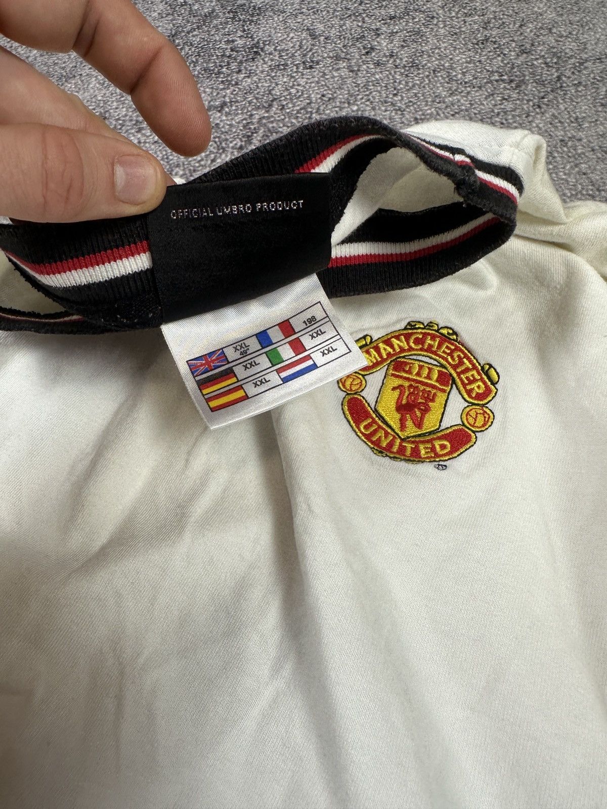 Umbro Vintage Umbro Manchester United jersey soccer Blokecore rare Size US XXL / EU 58 / 5 - 5 Thumbnail