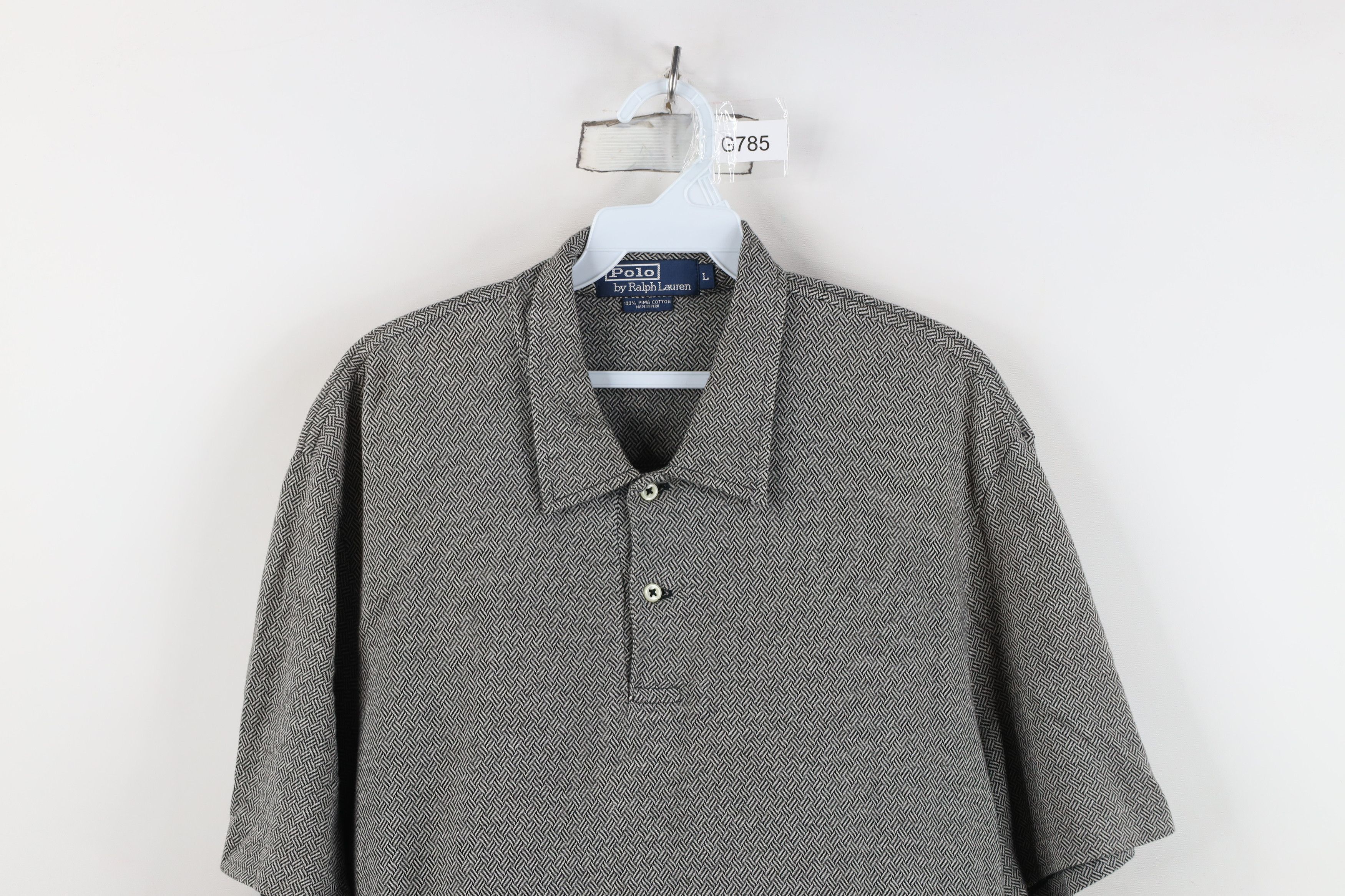 Ralph Lauren Vintage 90s Ralph Lauren Soft Pima Cotton Knit Golf Polo Size US L / EU 52-54 / 3 - 2 Thumbnail