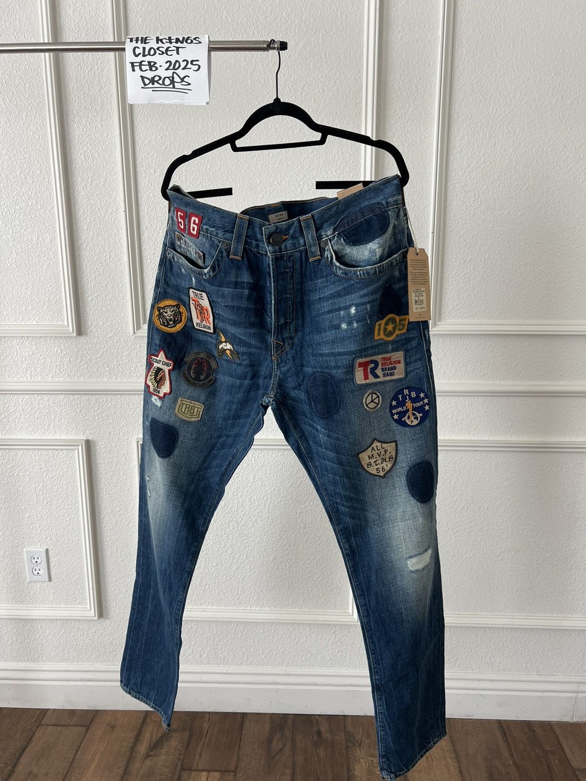 True Religion True religion denim patchwork jeans Size US 36 / EU 52 - 1 Thumbnail