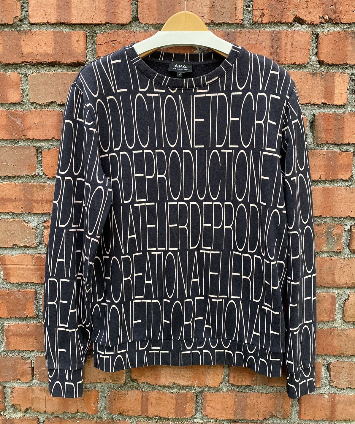A.P.C. × Designer × Japanese Brand A.P.C sweatshirt Size US M / EU 48-50 / 2 - 1 Thumbnail