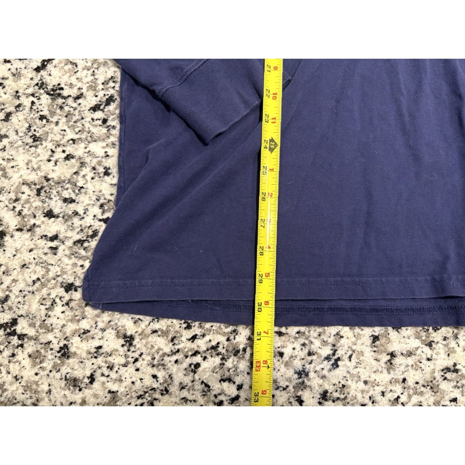Vintage VINTAGE Criquet Men's Polo Shirt Long Sleeve Navy Blue 100% Organic Cotton XL Size US XL / EU 56 / 4 - 6 Thumbnail