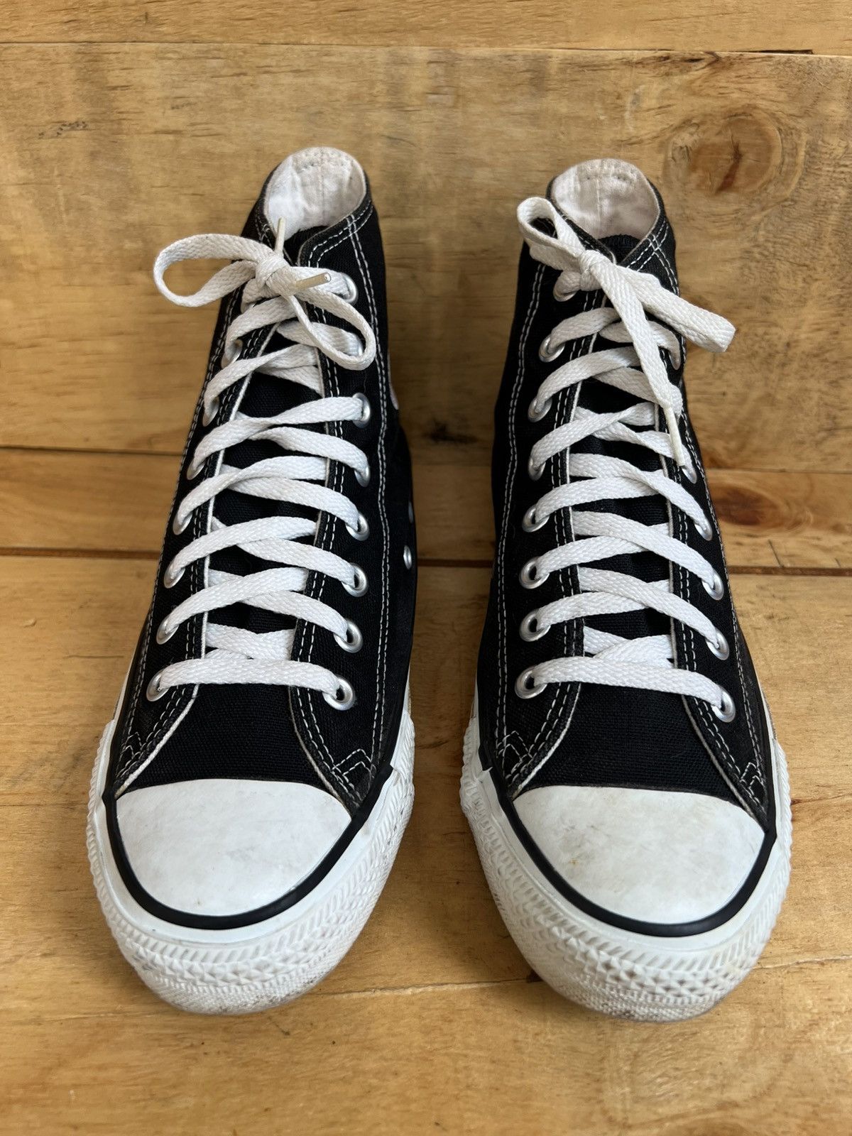 Converse × Vintage Vintage Converse Black Chuck Taylor All Star High Top Shoes Size US 6.5 / EU 39-40 - 2 Thumbnail