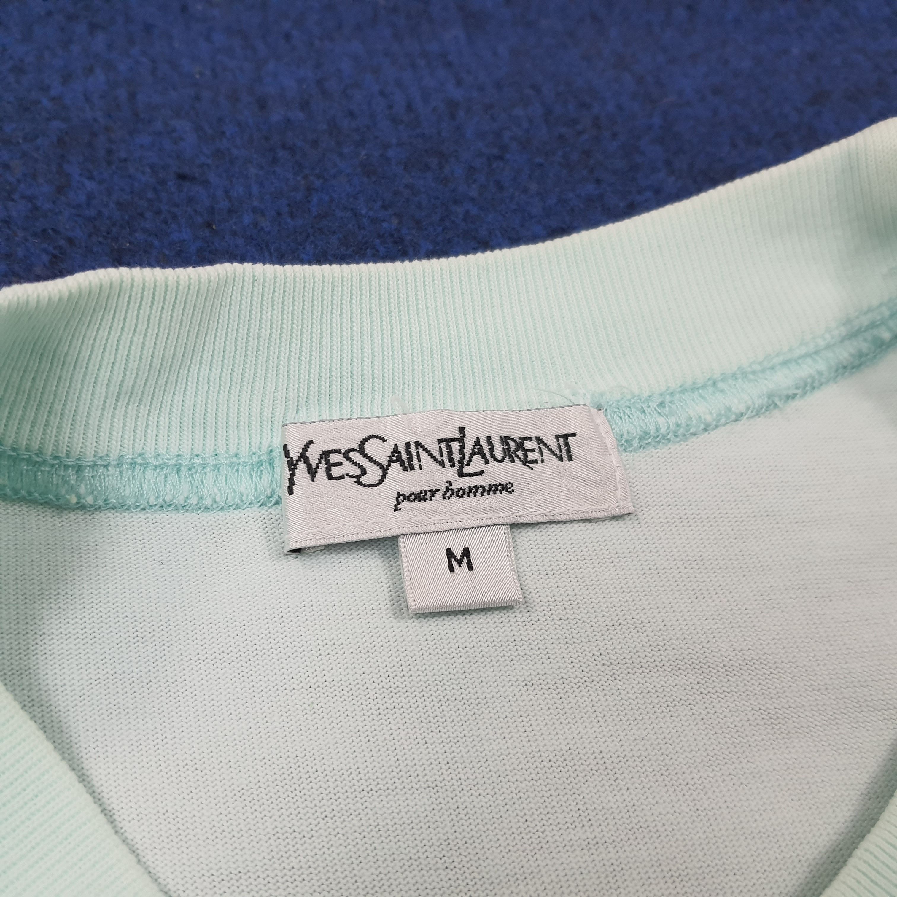 Yves Saint Laurent Vintage Yves Saint Laurent YSL Designer Tshirt C239N8 Size US L / EU 52-54 / 3 - 5 Thumbnail