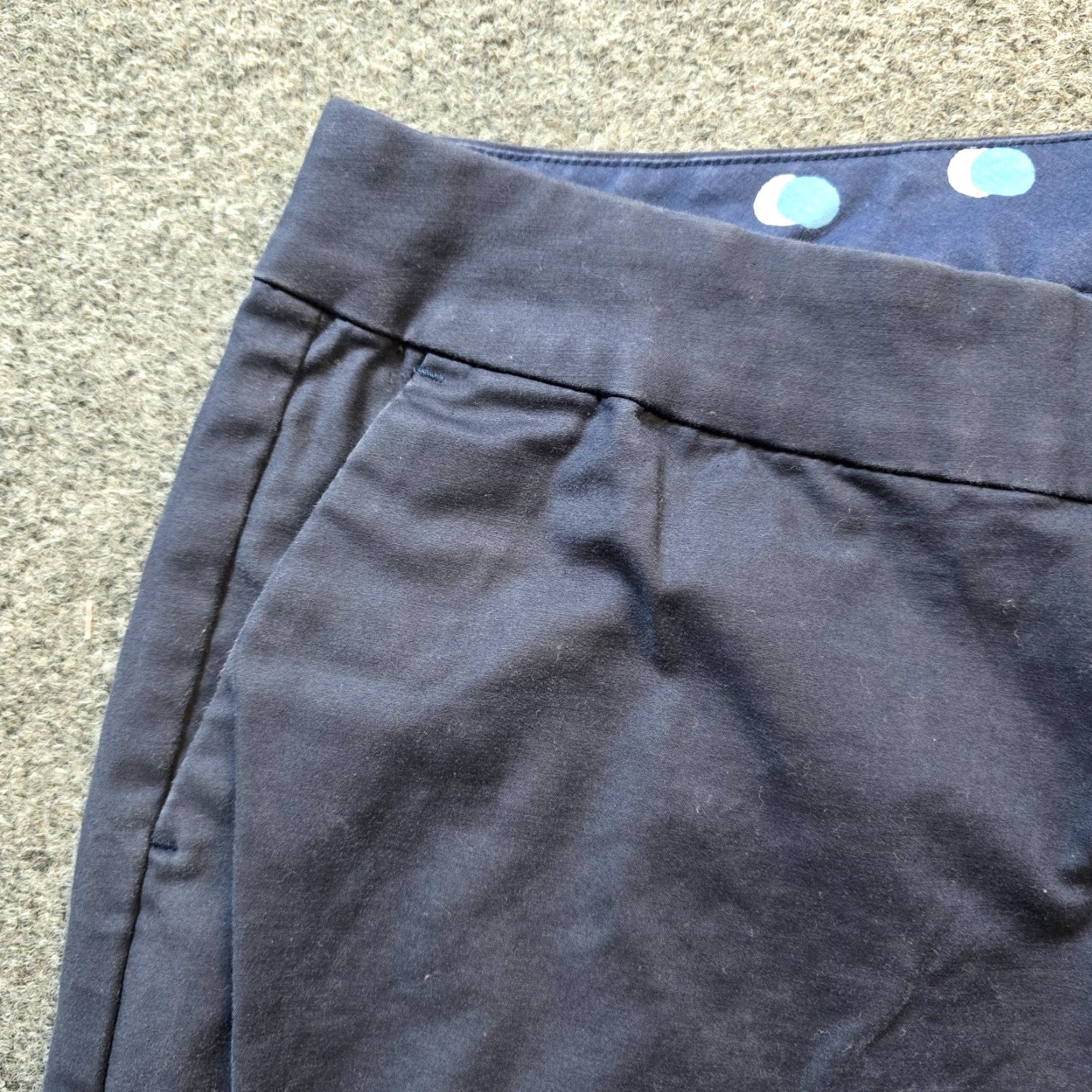 Boden Boden Pants Women Size 18 Long Blue Chino Pocket High Rise Casual Career Capsule Carded Preppy Straight Waist 35 in Plus Regular 32 in Inseam Womens Size 40" / US 18 - 3 Thumbnail