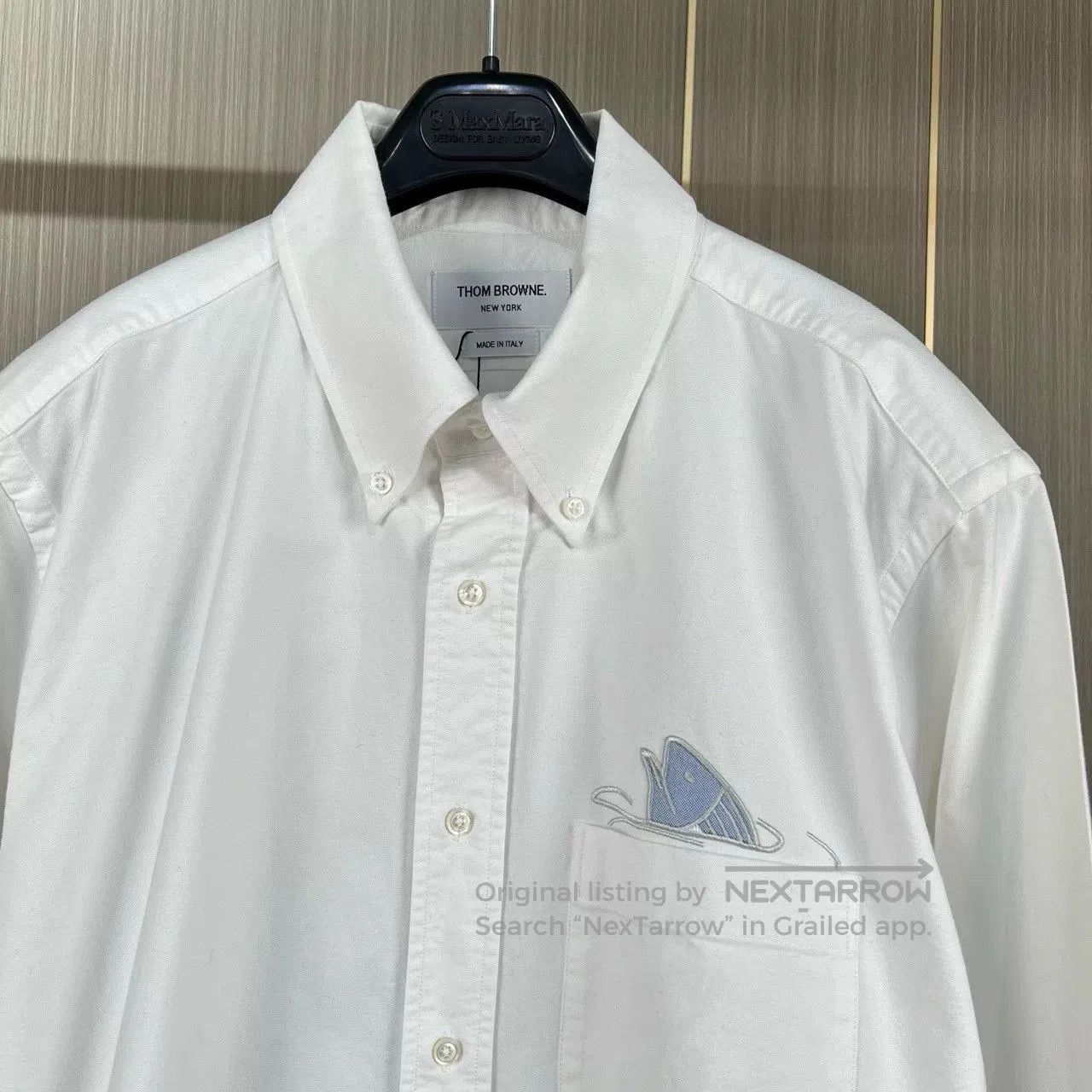 Thom Browne thom browne embroidered koi striped shirt. Size US M / EU 48-50 / 2 - 6 Thumbnail