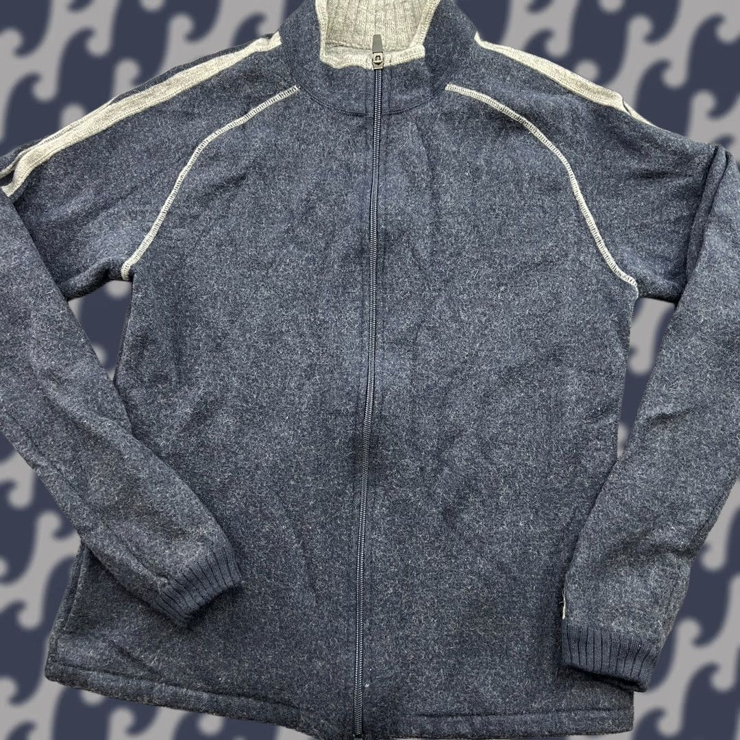Vintage KUHL Mens Jacket Merino Wool Full Zip Fleece Blue Medium Windbreaker Regular Hoodie? Size US M / EU 48-50 / 2 - 1 Thumbnail