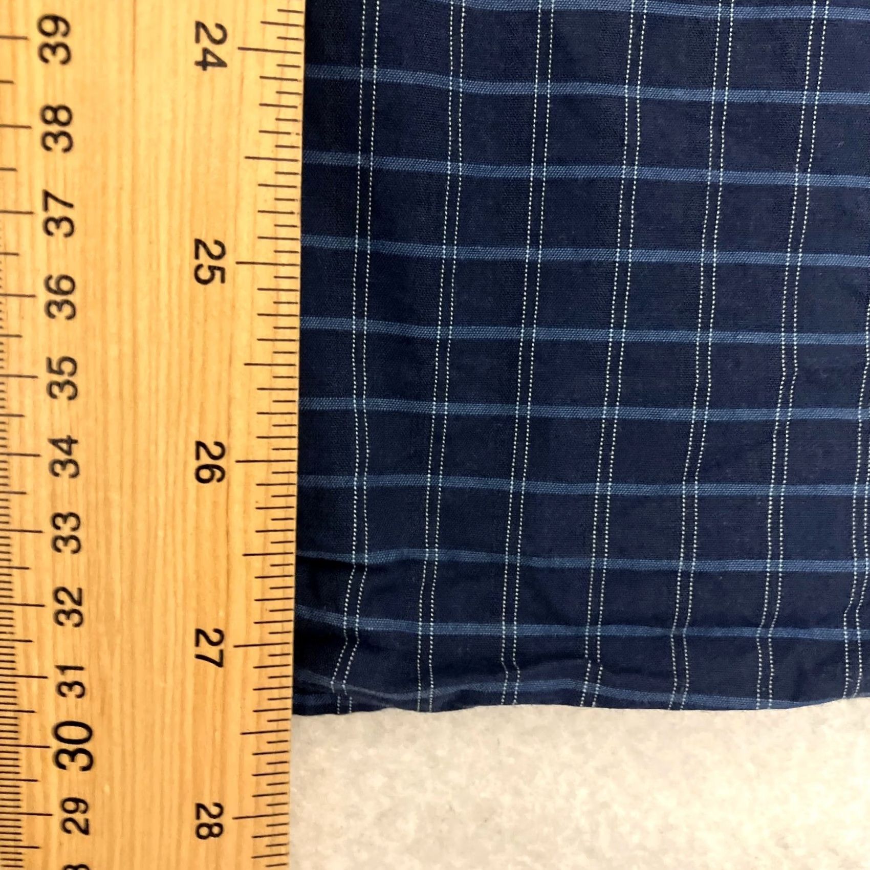 Calvin Klein Calvin Klein Shirt Mens XL Blue Check Slim Fit Long Sleeve Cotton Size US XL / EU 56 / 4 - 7 Thumbnail