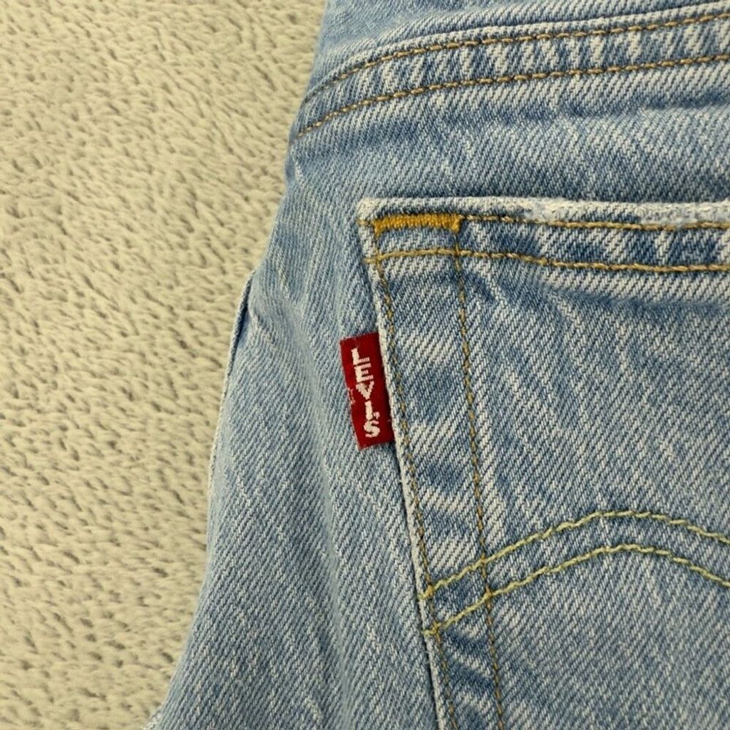 Levi's Levi's 501S Women's Size 26 x 28 Light Blue Denim Distressed Size 26" / US 2 / IT 38 - 9 Thumbnail