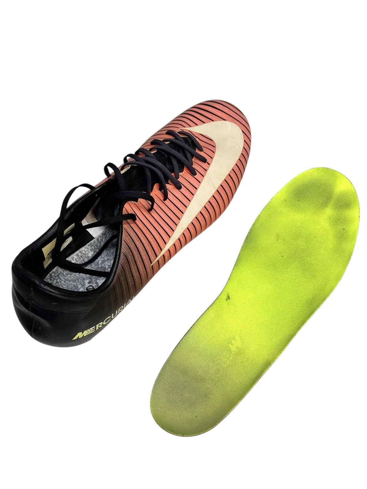 Nike Vintage Nike Mercurial Vapor XI FG Red Black 45.5 (10.5) Size US 12.5 / EU 45-46 - 13 Thumbnail