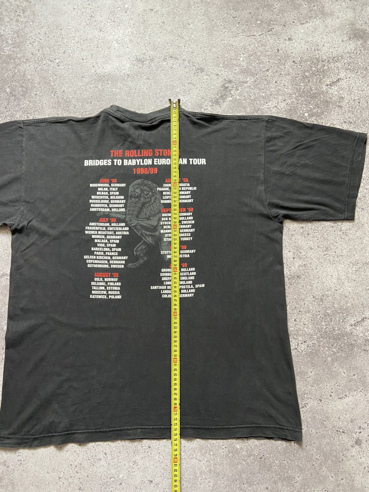 Band Tees Vintage 1998-99 Rolling Stones T Shirt Y2K Tee Babylon Tour Size US L / EU 52-54 / 3 - 10 Thumbnail