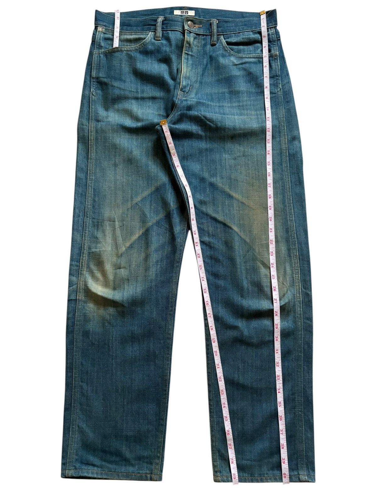 Lemaire × Uniqlo Vintage Japanese Uniqlo Christophe Lemaire Mud Wash Jeans Size US 34 / EU 50 - 13 Thumbnail