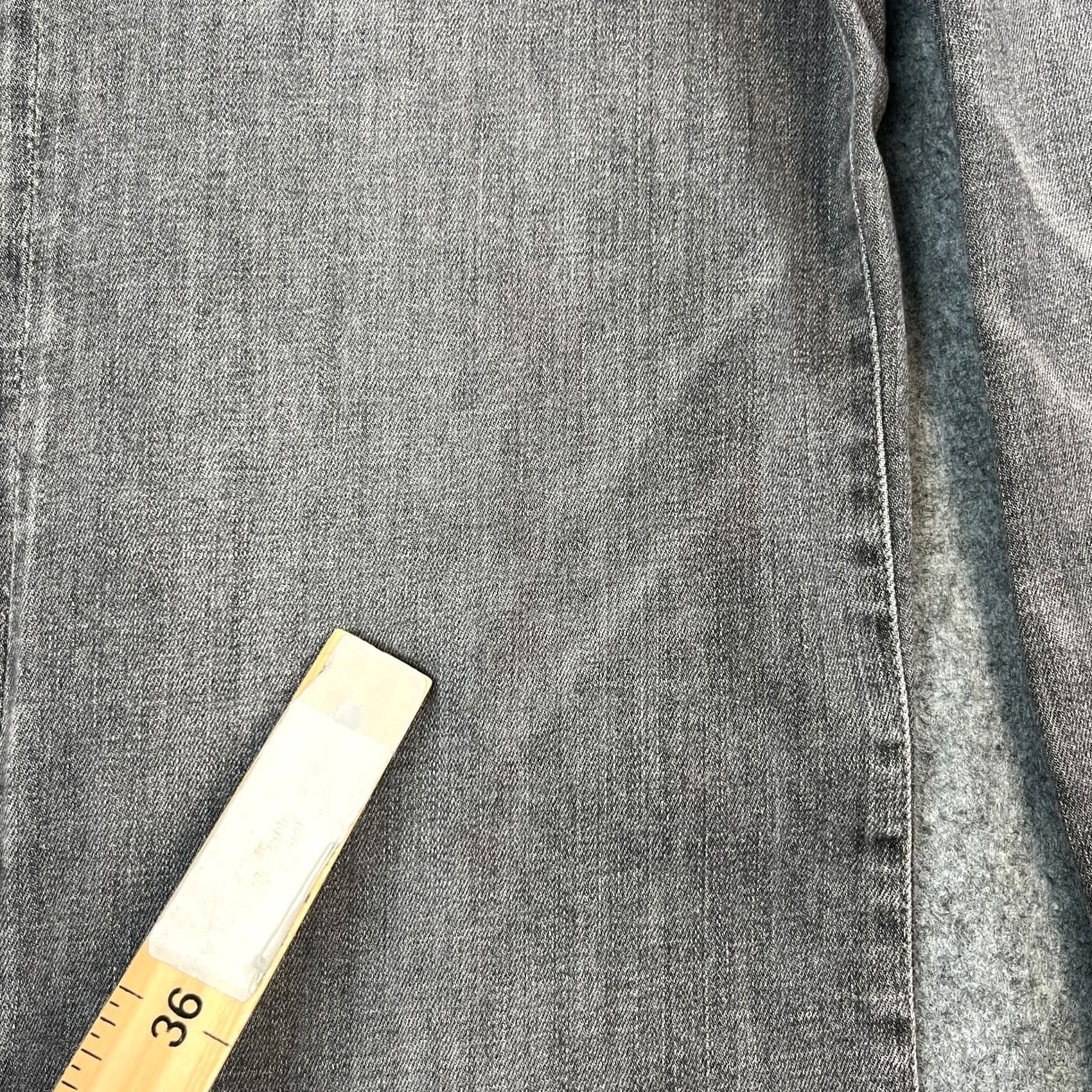 7 For All Mankind 7 For All Mankind Womens Jeans Bootcut Regular 25 34 Grey Denim Stretch High Waist 34 In Inside Leg 25 in Waist Leather Patch Logo Clean Vintage No Size 28" / US 6 / IT 42 - 7 Thumbnail