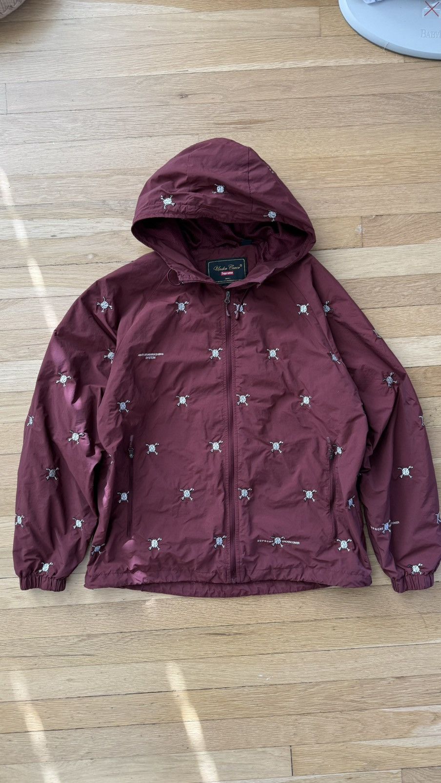 Supreme × Undercover Supreme Undercover Track Jacket Burgundy 2023 Size US S / EU 44-46 / 1 - 1 Thumbnail
